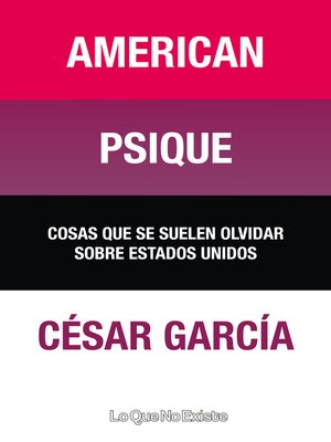 cover image of American psique